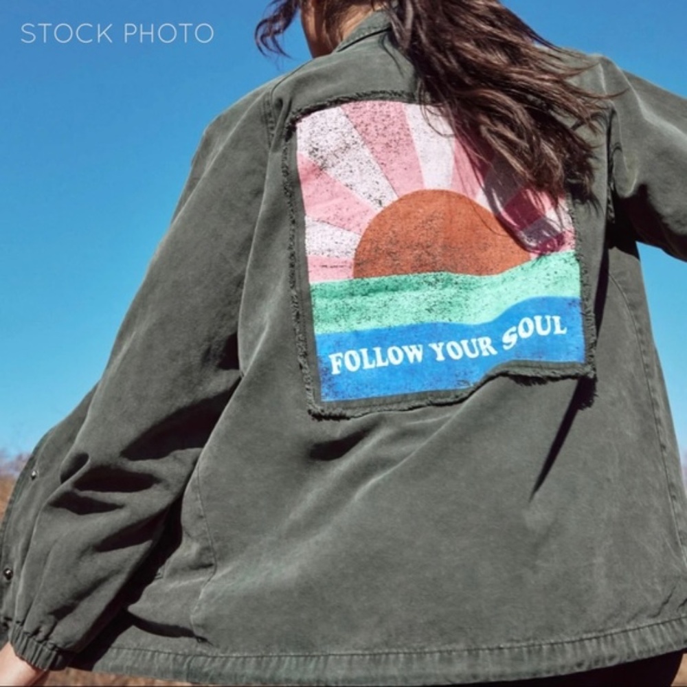 Spiritual Gangster Follow Your Soul Coaches Jacket.